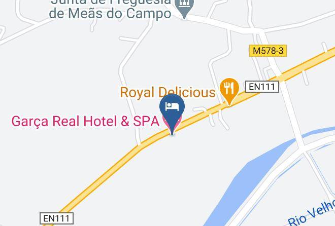 Montemor O Velho - Garca Real Hotel & Spa Maps