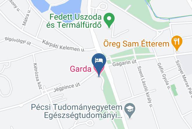Szombathely - Garda Hotel Maps