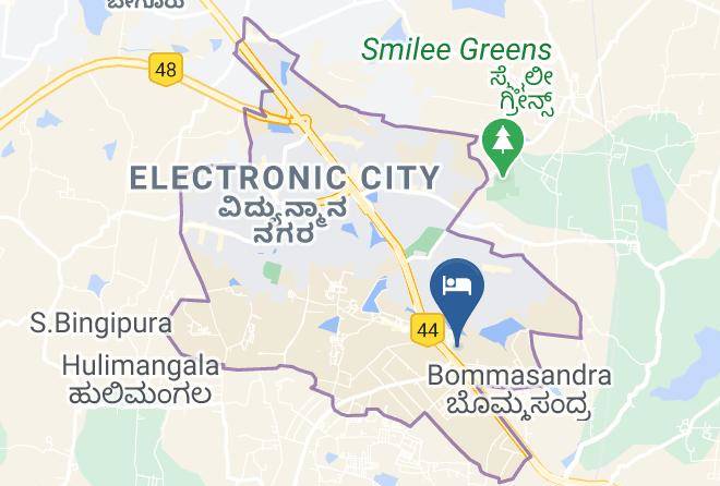 Gardeenia Comforts Suites Hotel In Bommasandra Map