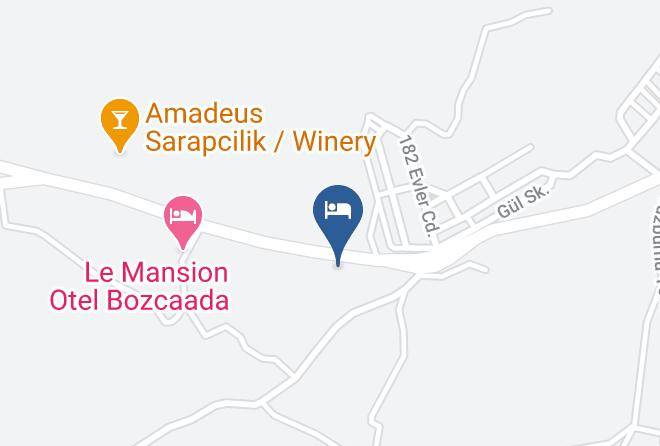 Bozcaada - Garden Ada Otel Maps
