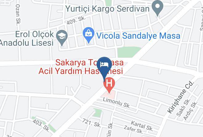 Serdivan - Garden Altinova Hotel Maps
