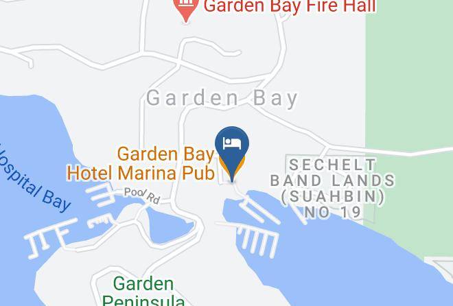 Sunshine Coast - Garden Bay Hotel Marina Pub Maps