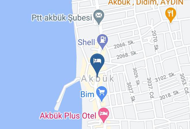 Milas - Garden Butik Hotel Akbuk Maps