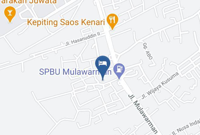 Kota Tarakan - Garden City Hotel Maps