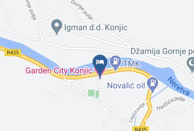 Hercegovacko Neretvanski - Garden City Konjic Maps