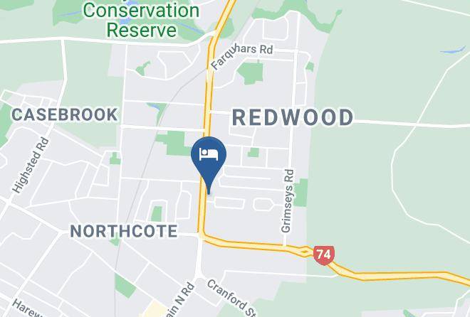 Christchurch - Garden City Motel Maps