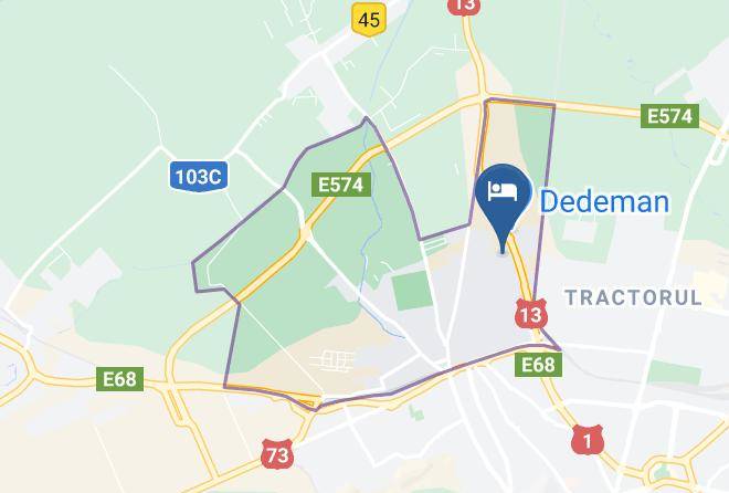 Brasov - Hotel Garden Club Maps