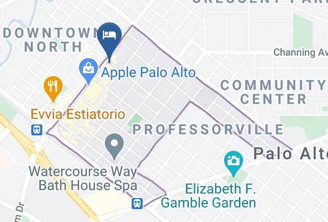 Santa Clara - Garden Court Hotel Maps