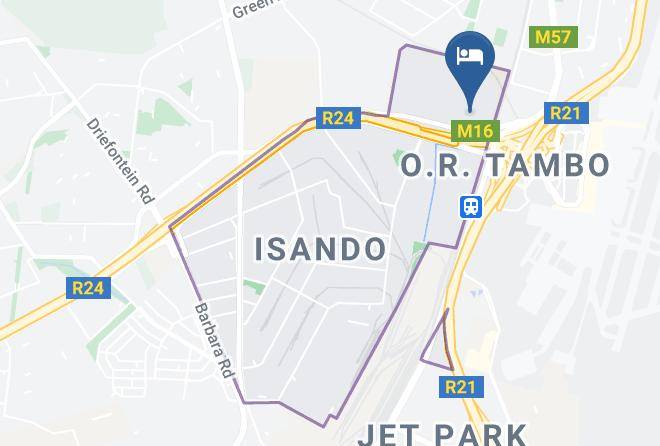 Ekurhuleni - Garden Court Or Tambo International Airport Maps
