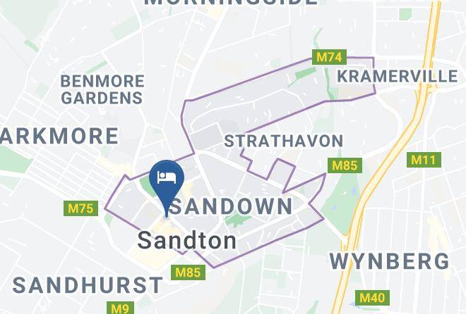 City Of Johannesburg - Garden Court Sandton City Maps