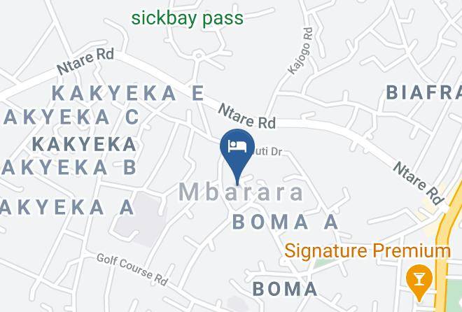 Mbarara - Garden Courts Hotel Masaka Maps