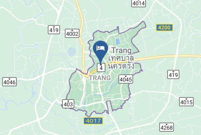 Amphoe Mueang Trang - Garden Hill Hotel Maps