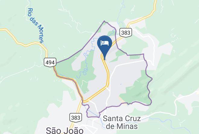 Sao Joao Del Rei - Garden Hill Hotel E Golfe Maps