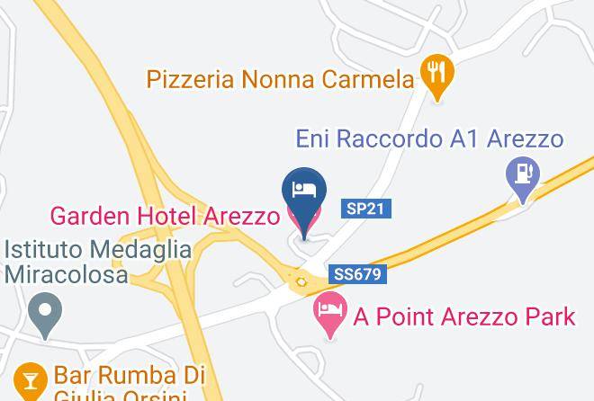 Arezzo - Garden Hotel Arezzo Maps