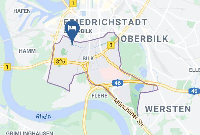 Dusseldorf - Garden Hotel Dusseldorf Maps