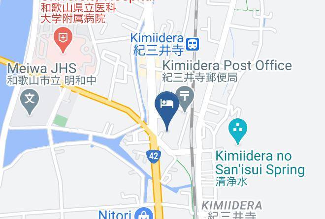 Wakayama City - Garden Hotel Hayashi Maps