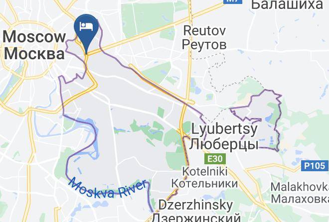 Moscow - Garden Hotel Maps