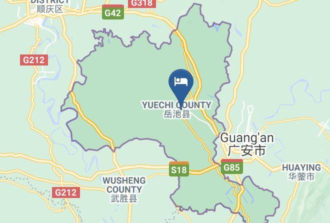 Guang An - Garden Hotel North Gate Maps