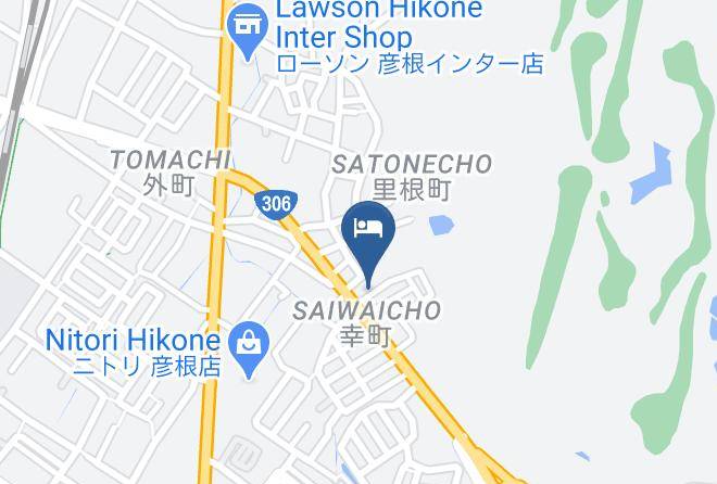 Hikone City - Garden Hotel Yamato Maps