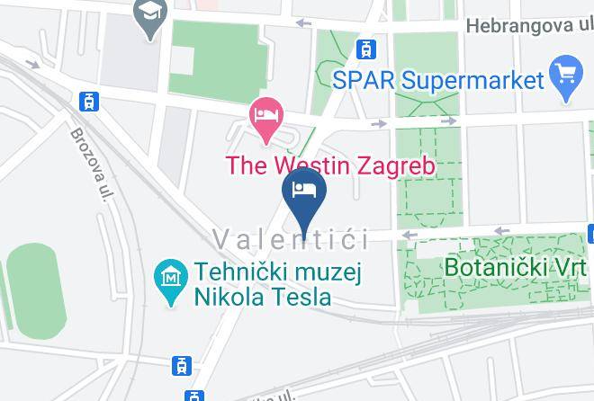Zagreb - Garden Hotel Maps