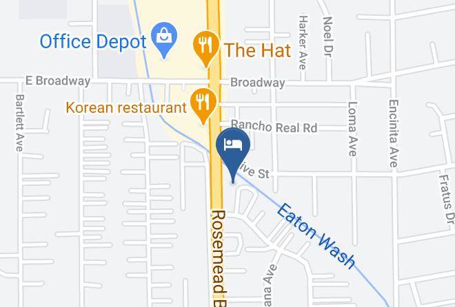 Los Angeles - Garden Inn Motel Maps