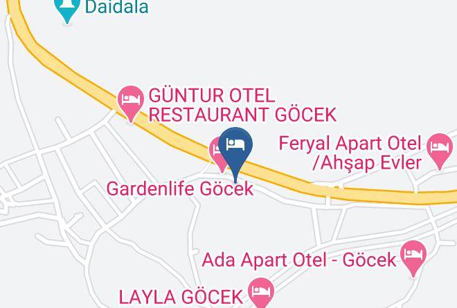 Fethiye - Garden Life Hotel Maps