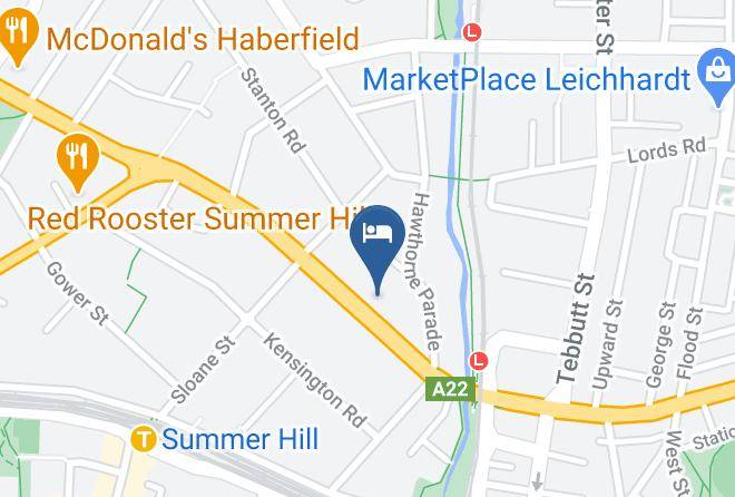 Garden Lodge Sydney Map