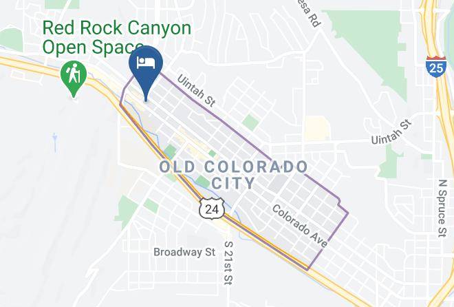 El Paso - Garden Of The Gods Motel Maps