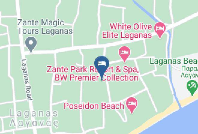 Zakinthos - Garden Palace Hotel Laganas Zante Maps