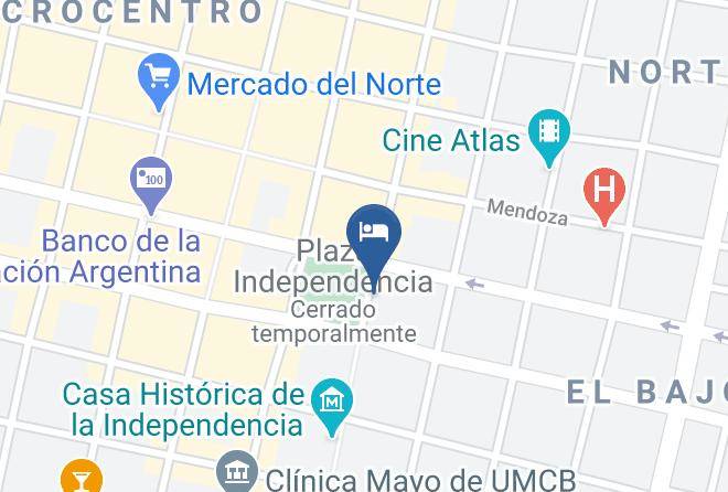 Tucuman City - Garden Plaza Maps