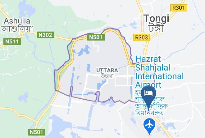 Dhaka - Garden Residence Maps