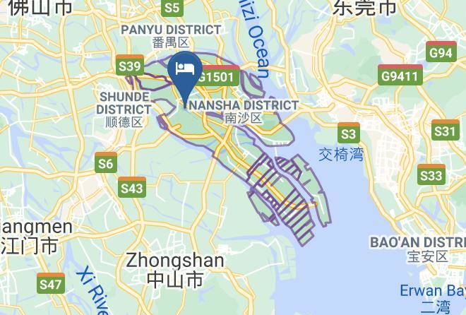 Garden Resort Hotel Dagang Map