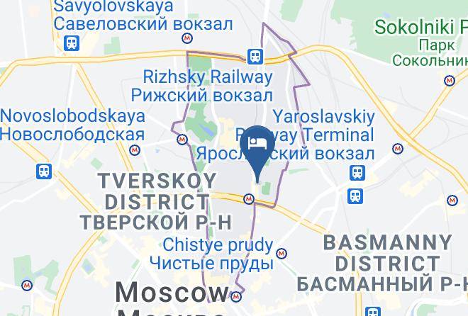 Moscow - Garden Ring Hotel Maps