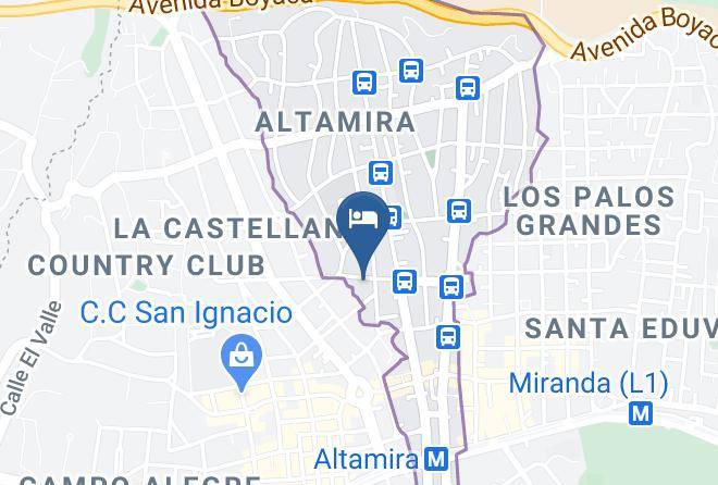 Caracas - Garden Suites Hotel Maps
