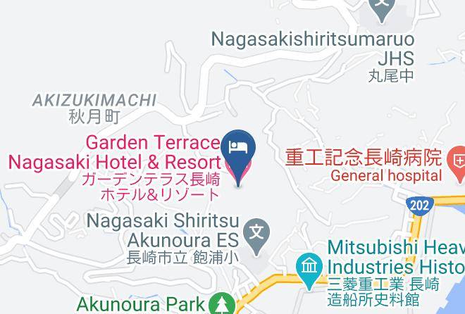 Nagasaki City - Garden Terrace Nagasaki Hotel & Resort Maps