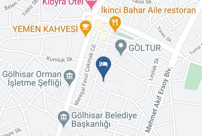 Golhisar - Garden Terrace Otel Maps
