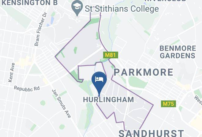 City Of Johannesburg - Garden View Executive Suite Maps