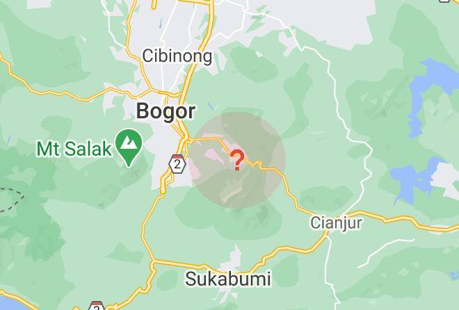 Bogor Regency - Gardena Hotel Maps