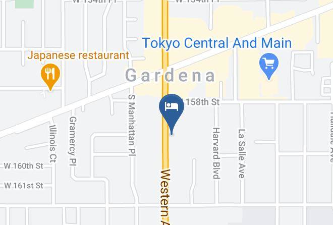 Los Angeles - Gardena Terrace Inn Maps