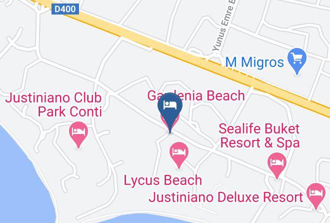 Manavgat - Gardenia Beach Hotel Maps