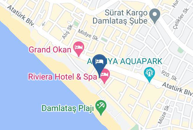 Alanya - Gardenia Hotel Maps