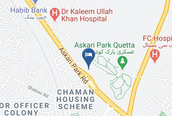 Quetta - Gardenia Hotel Maps