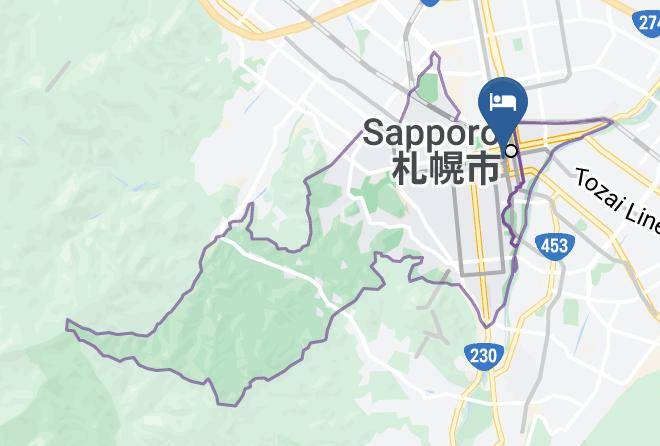 Sapporo City Chuo Ward - Gardens Cabin Maps