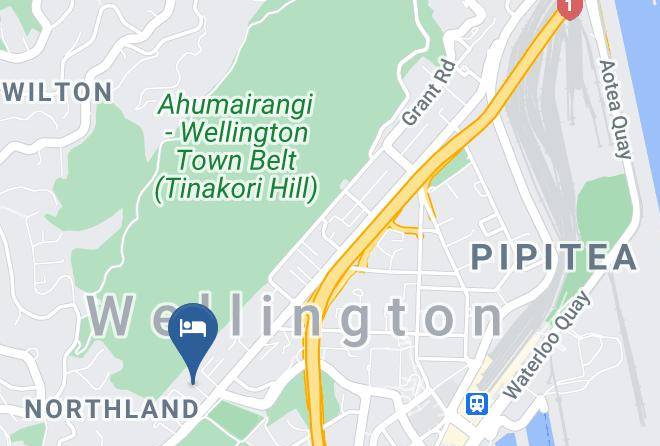 Wellington - Gardens Homestay Maps