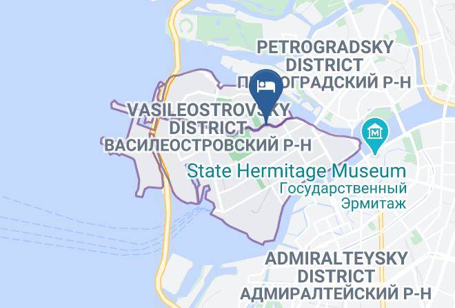 Saint Petersburg - Gardens Hotel Maps