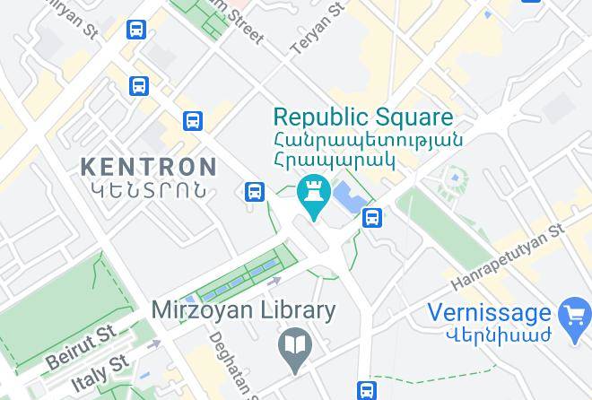 Yerevan - Gardens Yerevan Hotel Maps