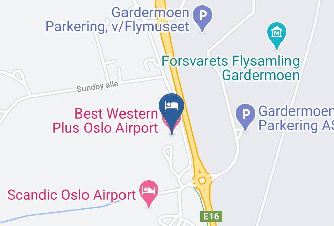 Ullensaker - Gardermoen Airport Hotel Maps