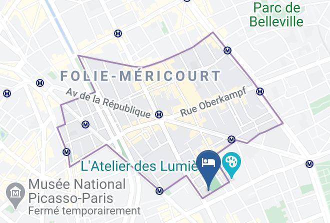 Gardette Park Hotel Map