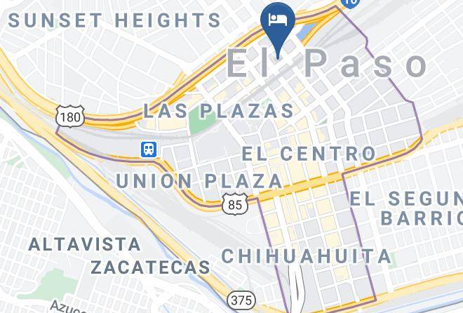 El Paso - Gardner Hotel Maps