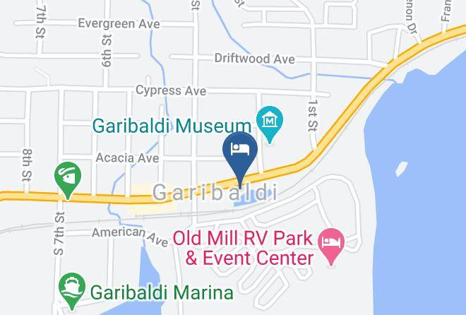 Tillamook - Garibaldi Inn At The Bay Maps